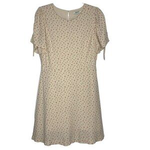 Madewell Tie-Sleeve Retro Dress in Dutch Dandelions Ditsy NWT Size 6